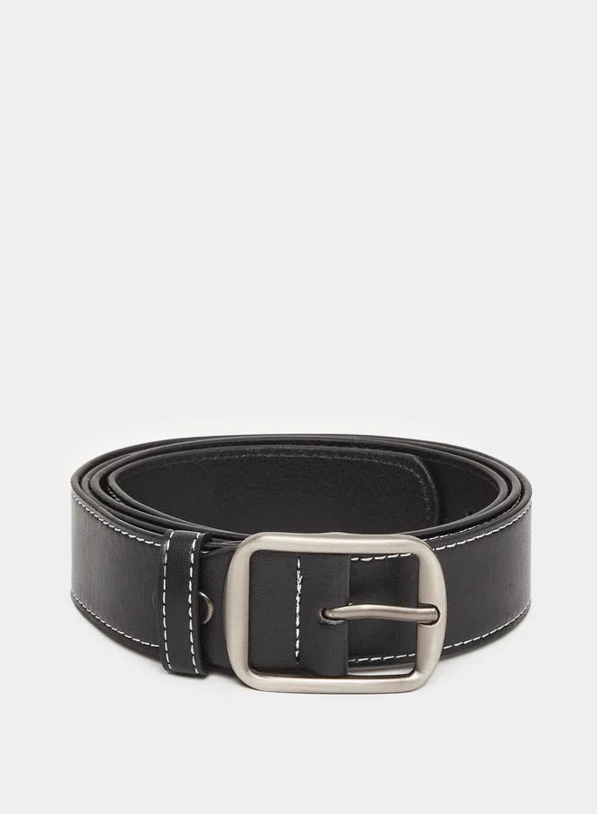 ستايلي حزام كاجوال بمشبك مربع